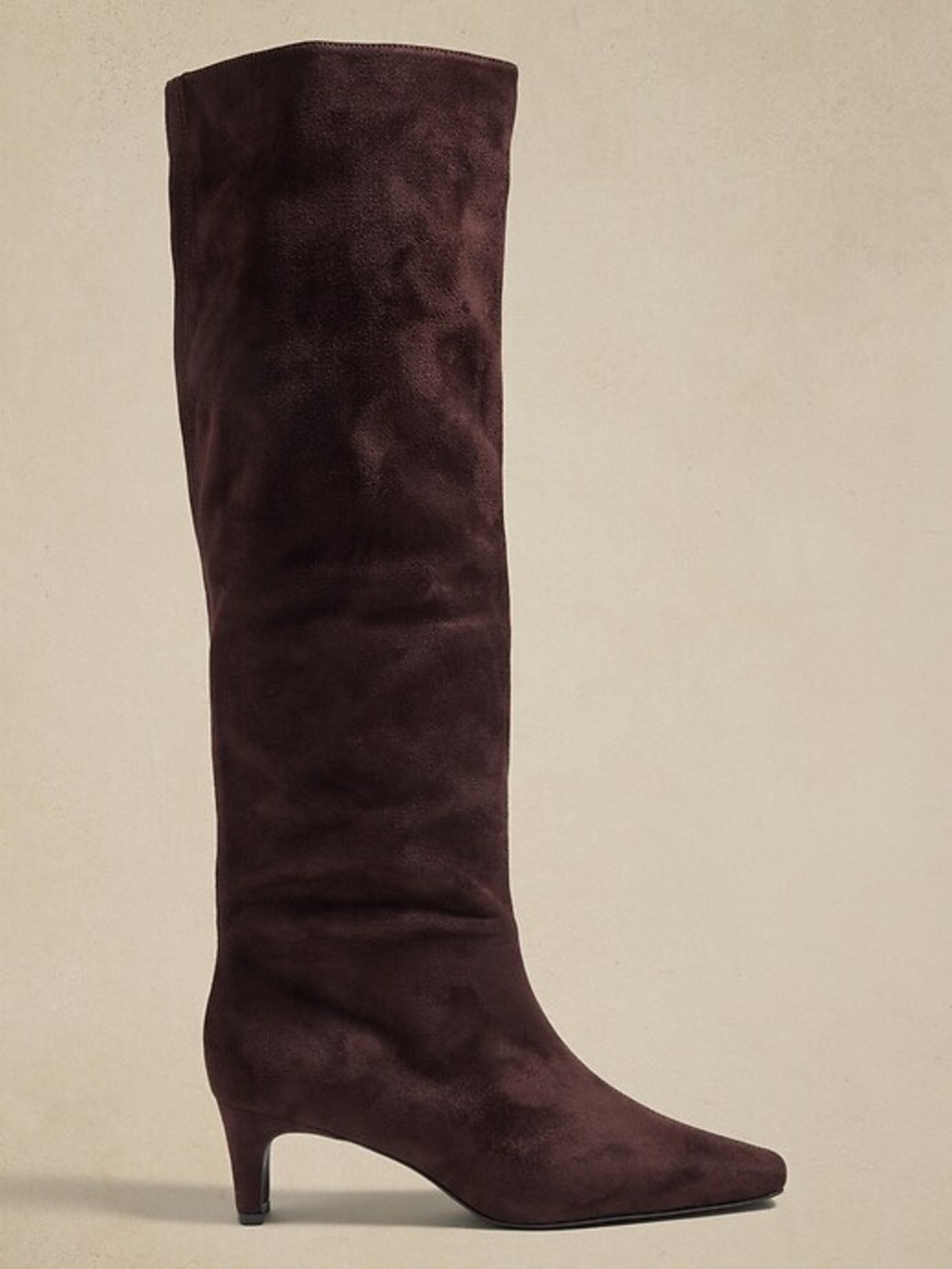 Banana Republic vegan leather tall slouch boots